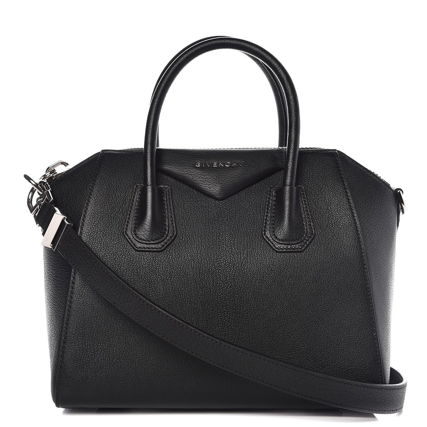 Sugar Goatskin Small Antigona Black