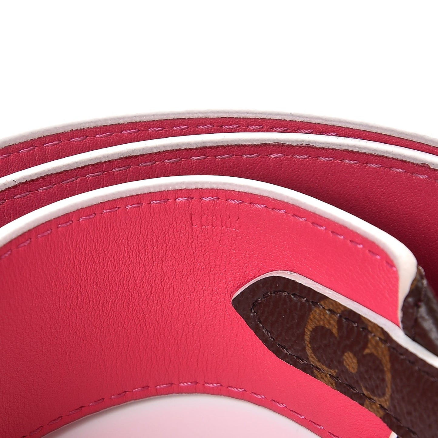 Monogram Bandouliere Shoulder Strap Hot Pink