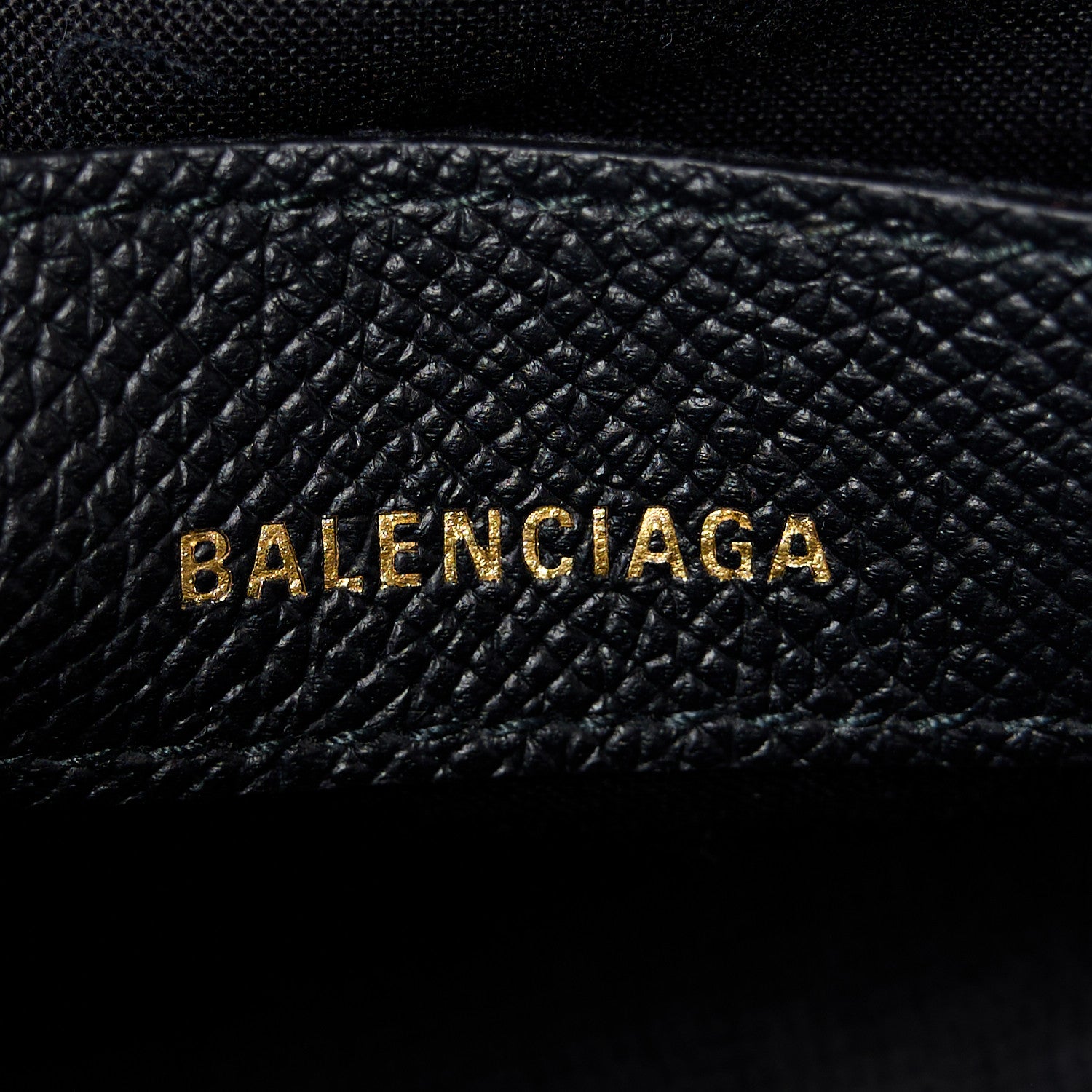 Balenciaga Signature Grained Calfskin XXS Ville Top Handle Bag Black White 6 of 10