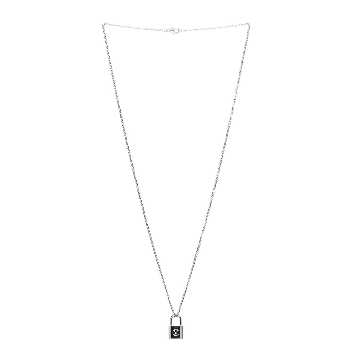 Sterling Silver Lockit Necklace