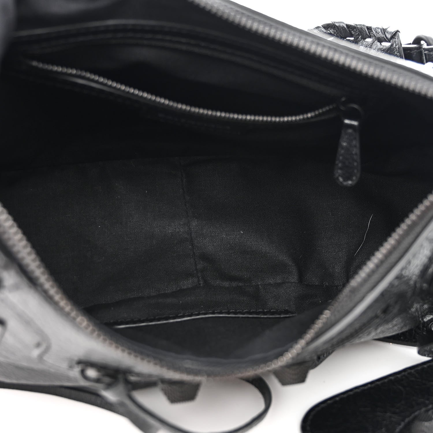 Balenciaga Agneau Arena Monochrome Small Le Cagole Shoulder Bag Black 5 of 9