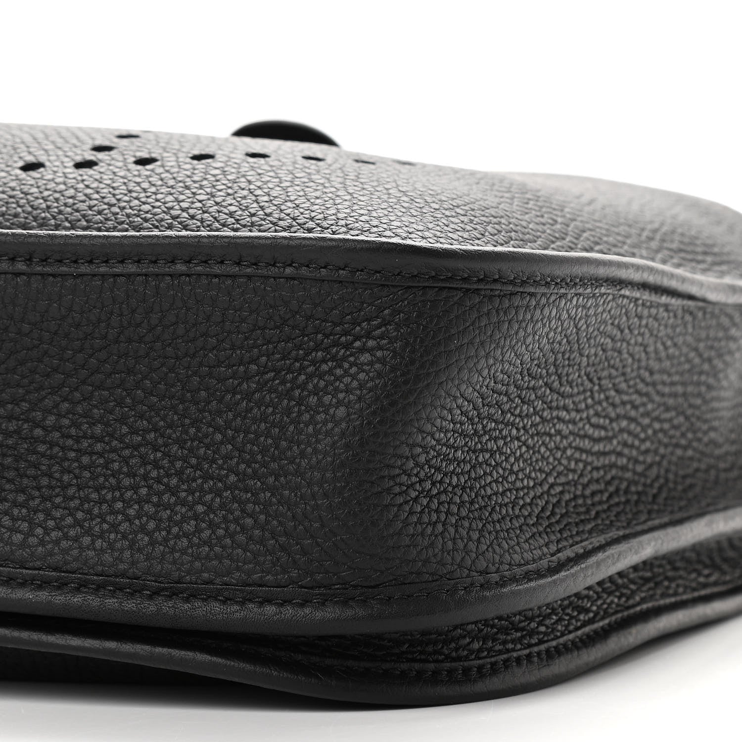 Hermes Taurillon Clemence Evelyne III PM Black 10 of 11