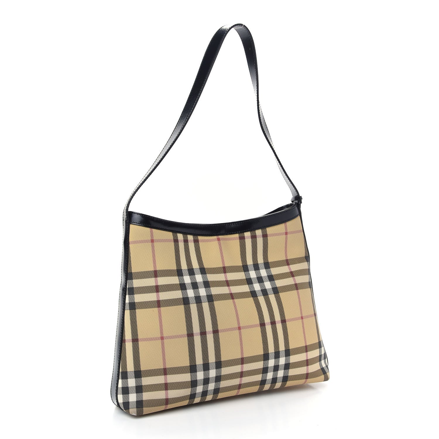 Burberry Vintage Check Shoulder Bag Black 3 of 8