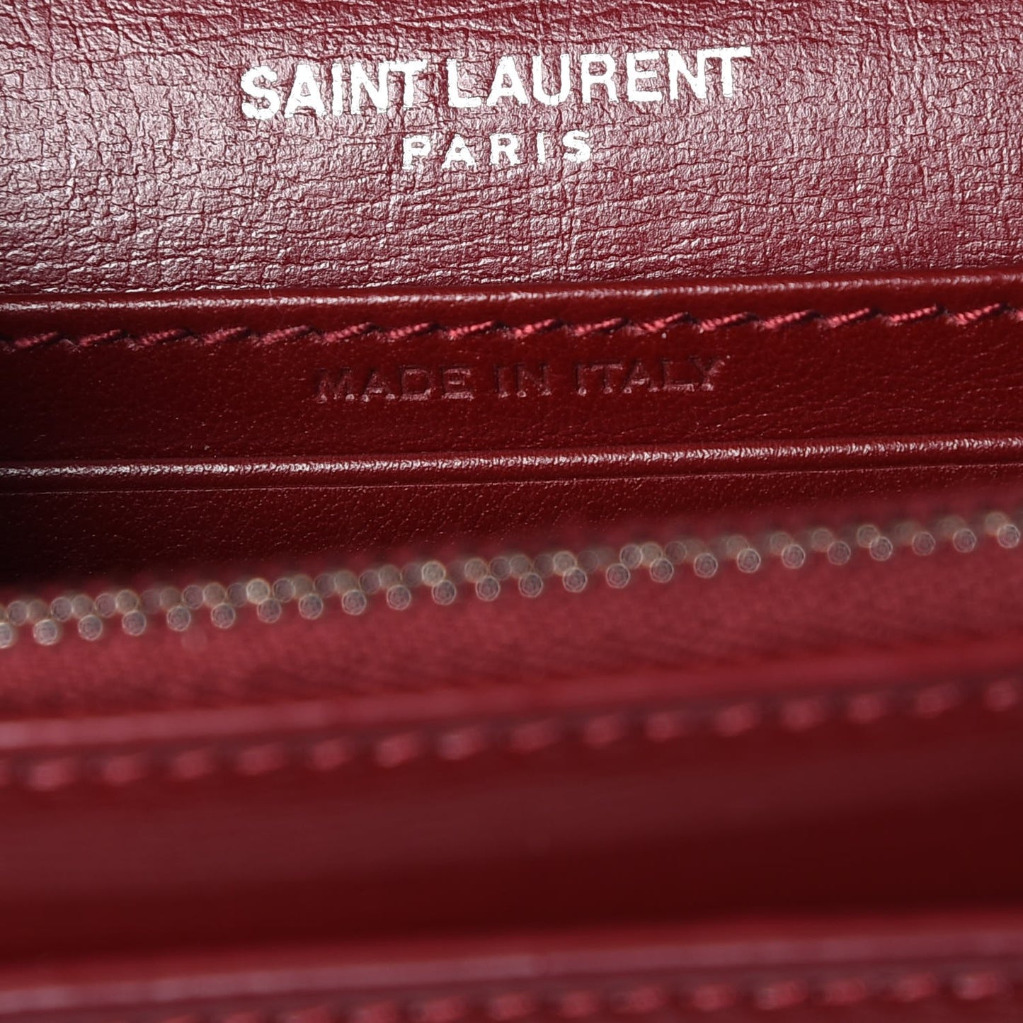 Calfskin Monogram Sunset Chain Wallet Palissandre