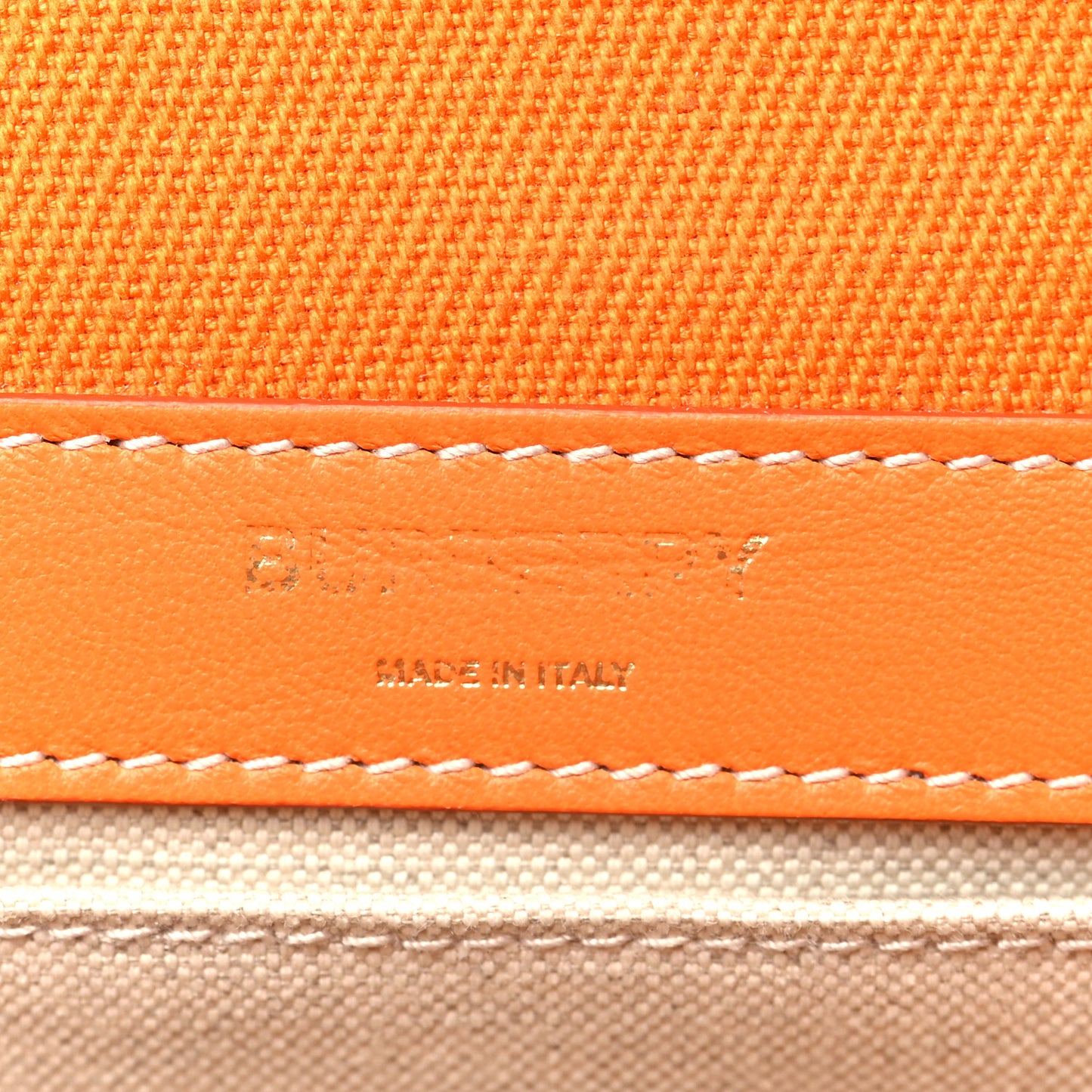 Canvas Horseferry Print Small Lola Bag Deep Orange