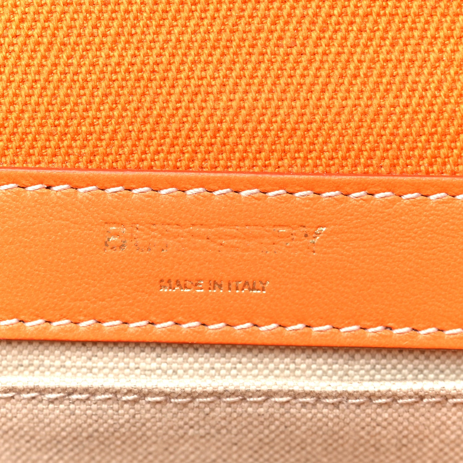Burberry Canvas Horseferry Print Small Lola Bag Deep Orange 6 of 10