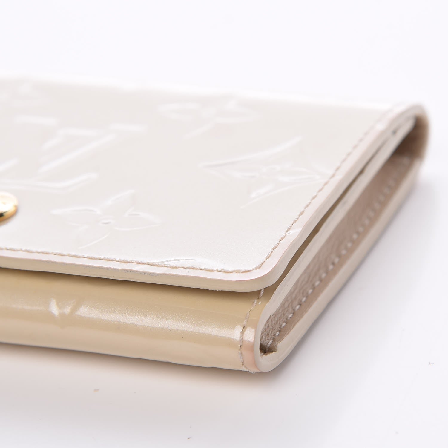 Louis Vuitton Vernis Business Card Holder Blanc Corail 8 of 17