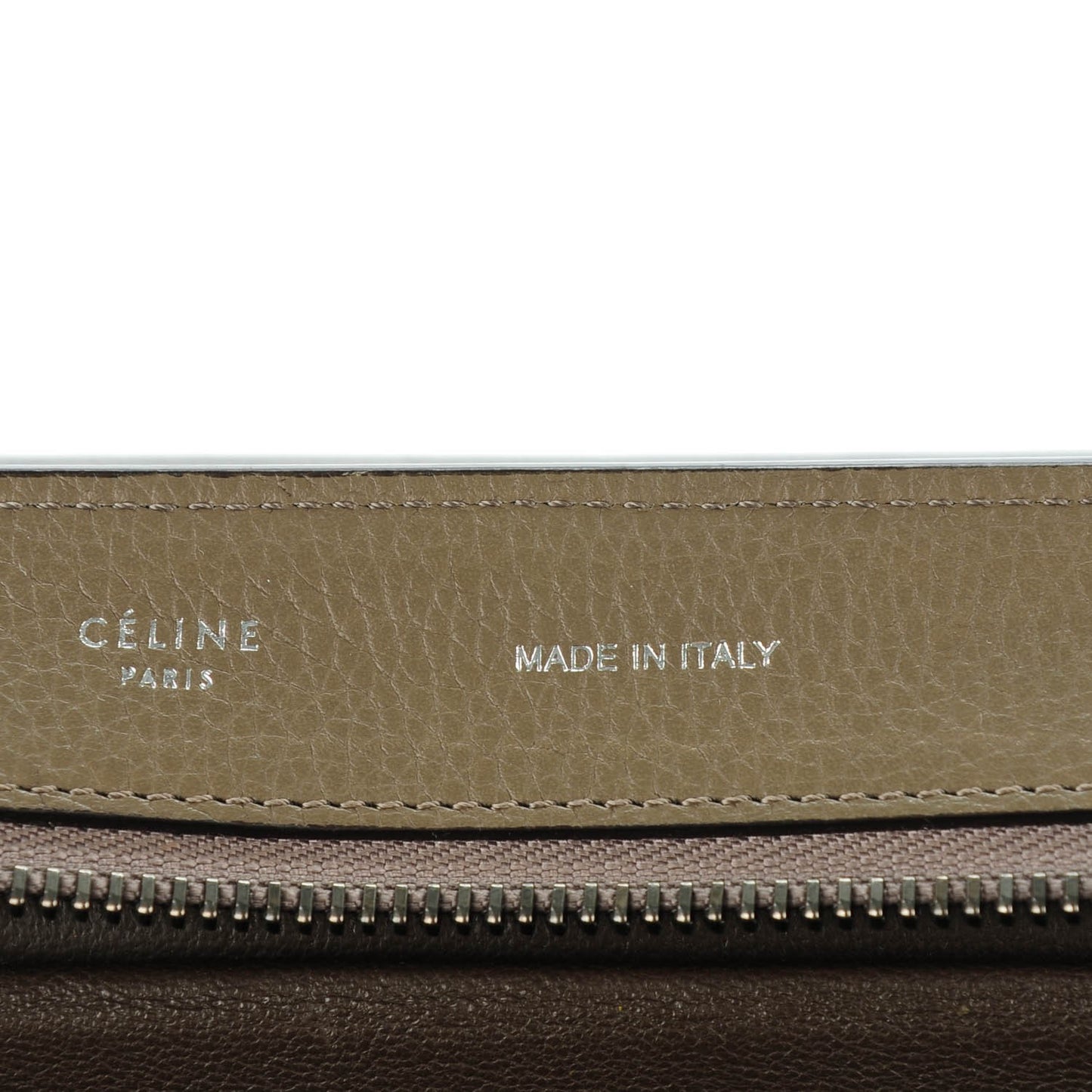 Drummed Calfskin Suede Medium Trapeze Dune