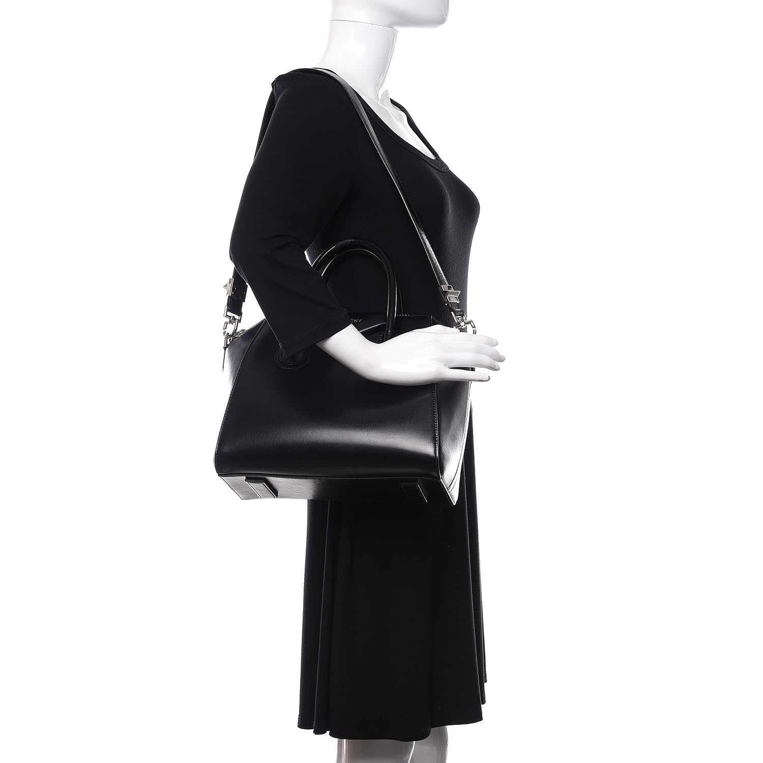 Givenchy Shiny Lord Calfskin Small Antigona Black 2 of 12