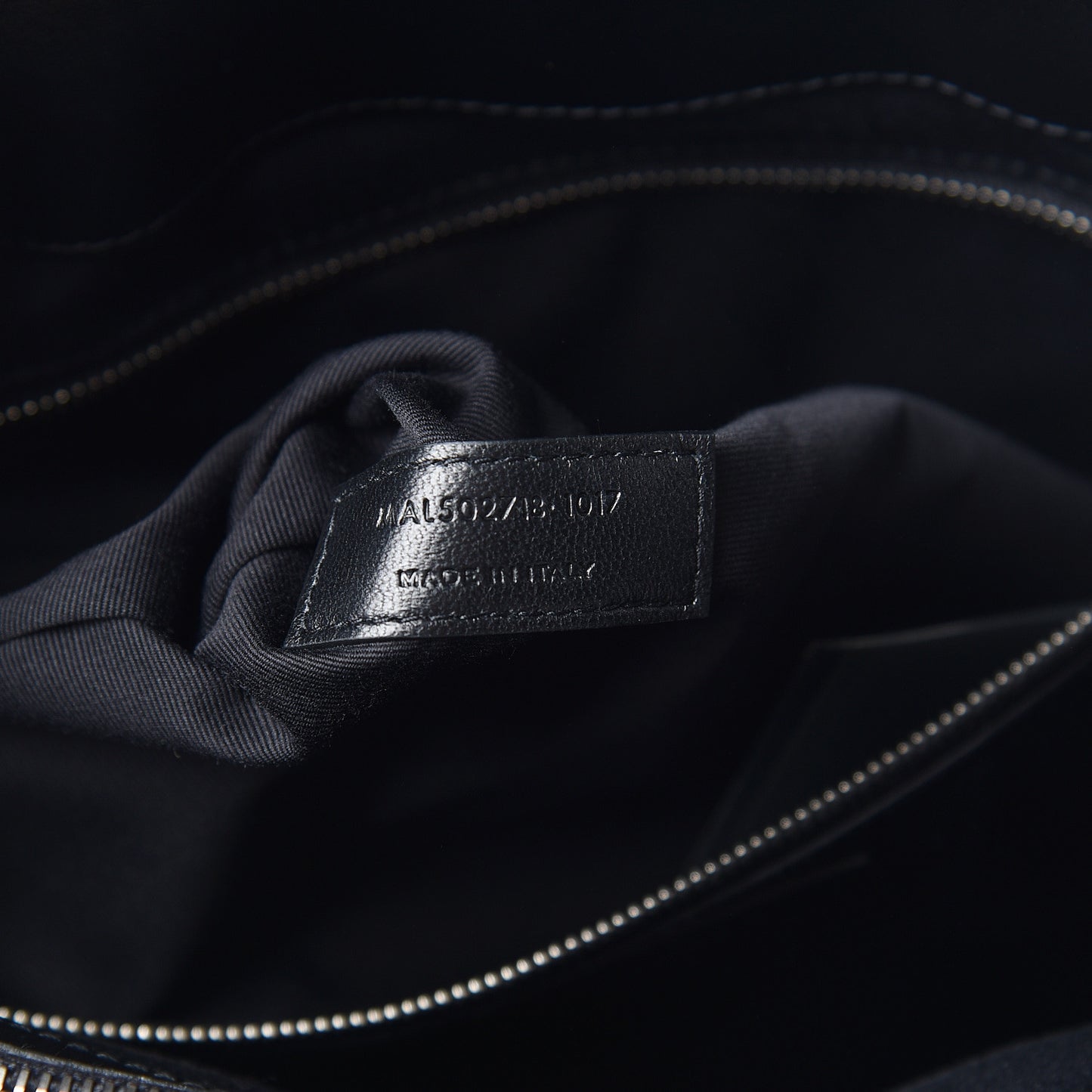 Calfskin Y Quilted Monogram Large Loulou Shopper Black