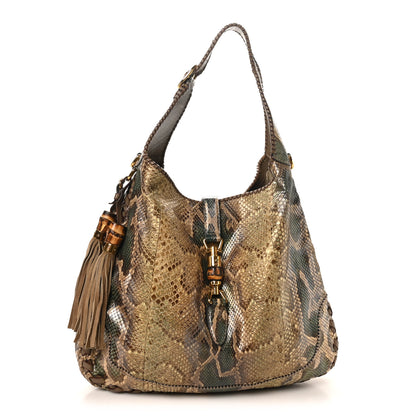 Gucci Snakeskin Large Jackie Shoulder Bag Multicolor 1 of 10