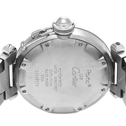 Cartier Stainless Steel 35mm Pasha C Automatic Watch Salmon 4 of 5