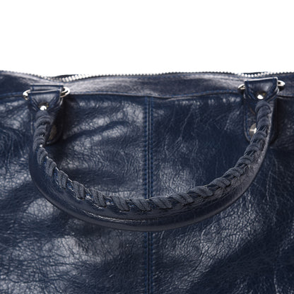 Balenciaga Agneau Giant 12 Silver Hardware Work Bleu Obscur 11 of 13