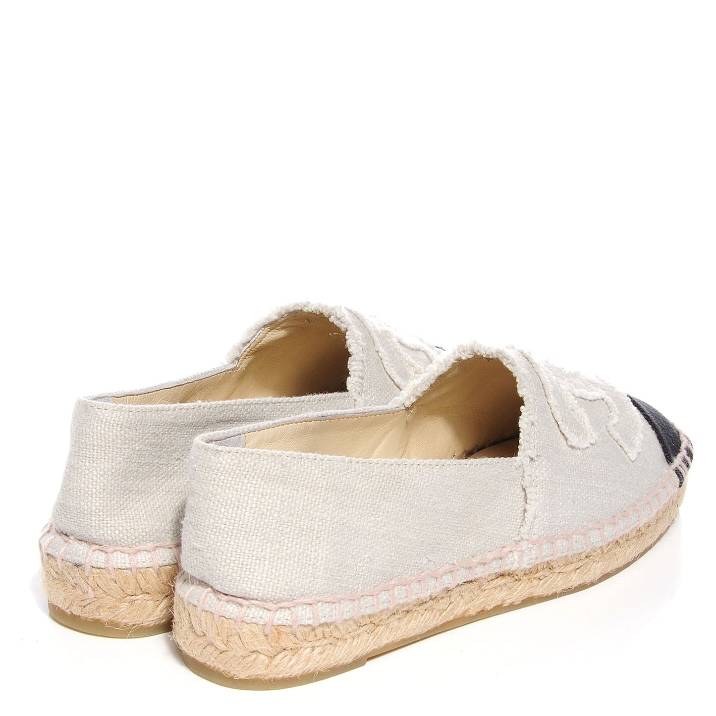 Toile CC Espadrilles Beige Black Beige 36