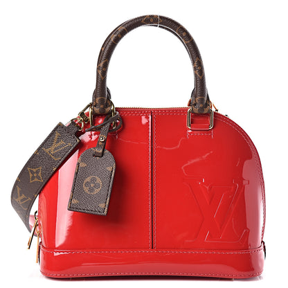 Louis Vuitton Patent Monogram Alma BB Scarlet 1 of 9