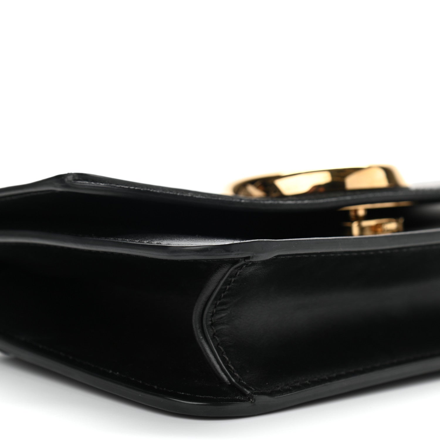 Chloe Calfskin Suede C Clutch With Chain Black 10 of 11
