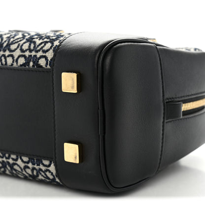Loewe Jacquard Anagram Calfskin Amazona 23 Black Navy 9 of 10