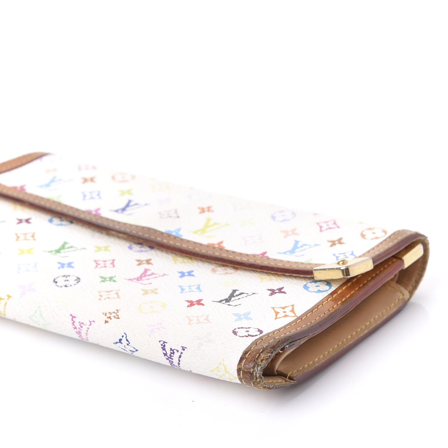 Monogram Multicolor Porte Tresor International Wallet White
