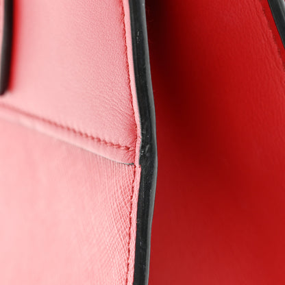 Prada Saffiano City Calfskin Small Paradigme Bag Red 10 of 13