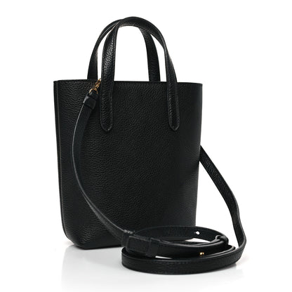 Salvatore Ferragamo Tumbled Calfskin Gancini Mini Bag Black 3 of 8