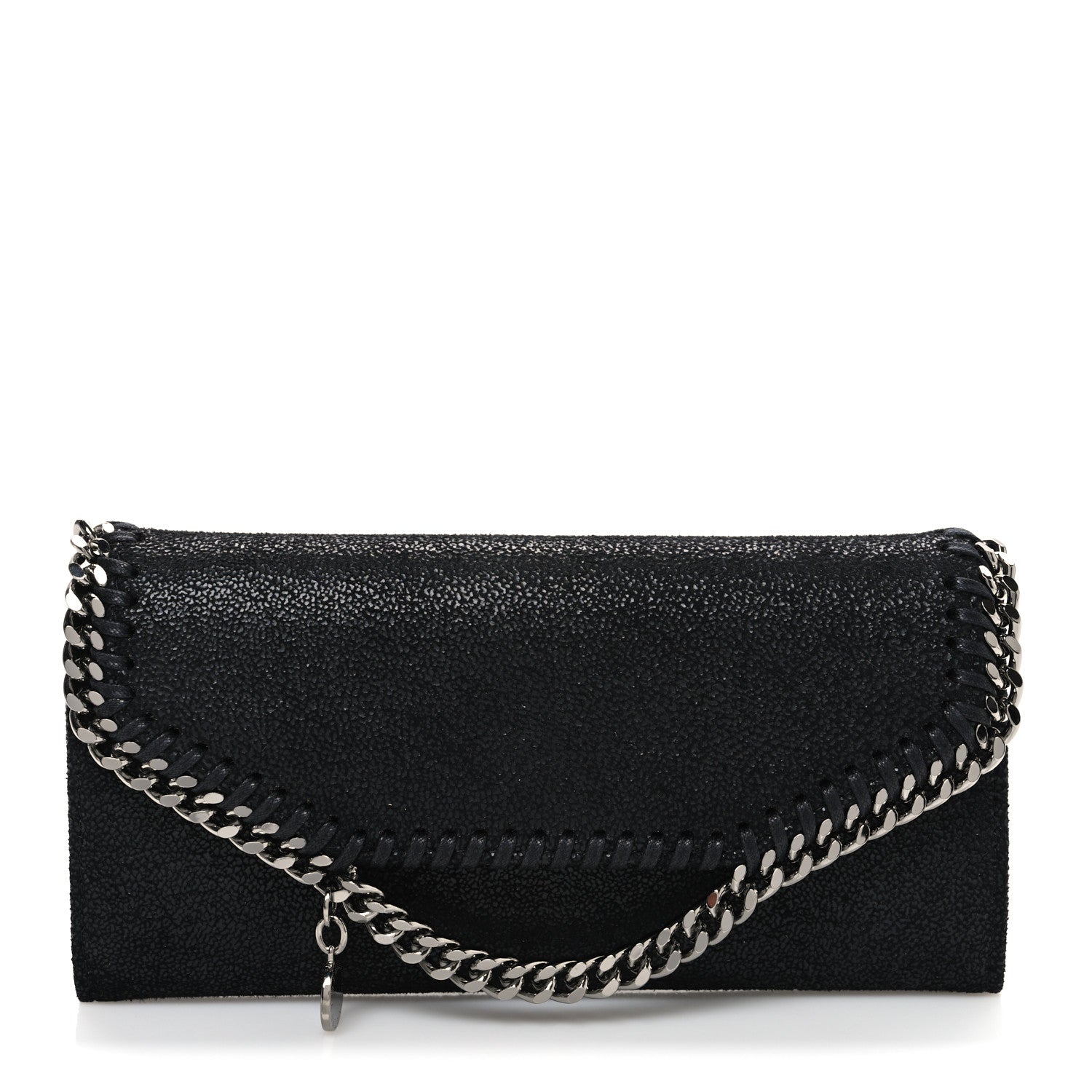 Stella McCartney Shaggy Deer Falabella Wallet Black 1 of 8