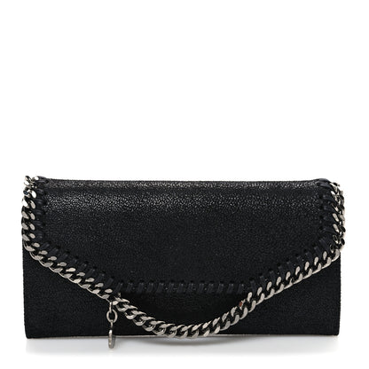 Stella McCartney Shaggy Deer Falabella Wallet Black 1 of 8