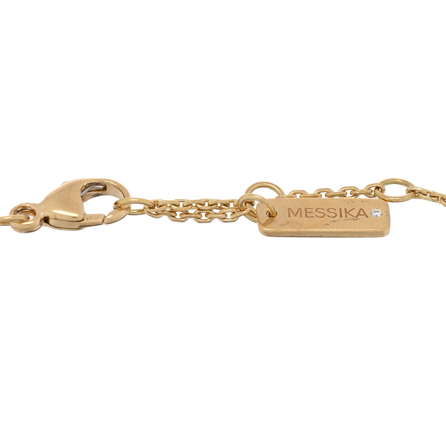 Messika 18K Yellow Gold Diamond Classic Baby Move Pave Bracelet 3 of 3