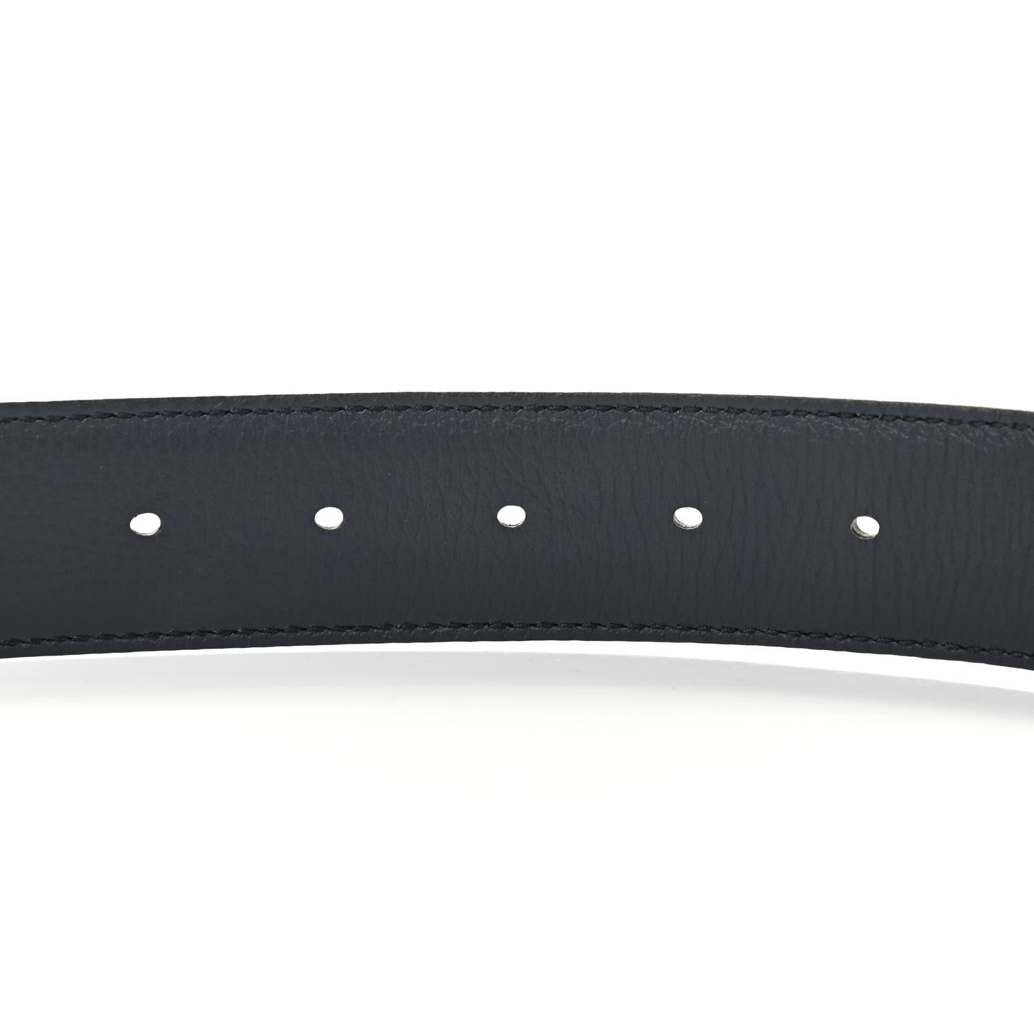 Christian Dior Calfskin 30 Montaigne Reversible Belt 95 Black Navy 5 of 7