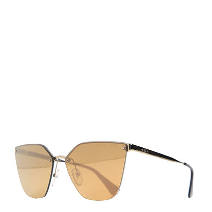 Prada Cat Eye Sunglasses SPR 68T Gold 1 of 8