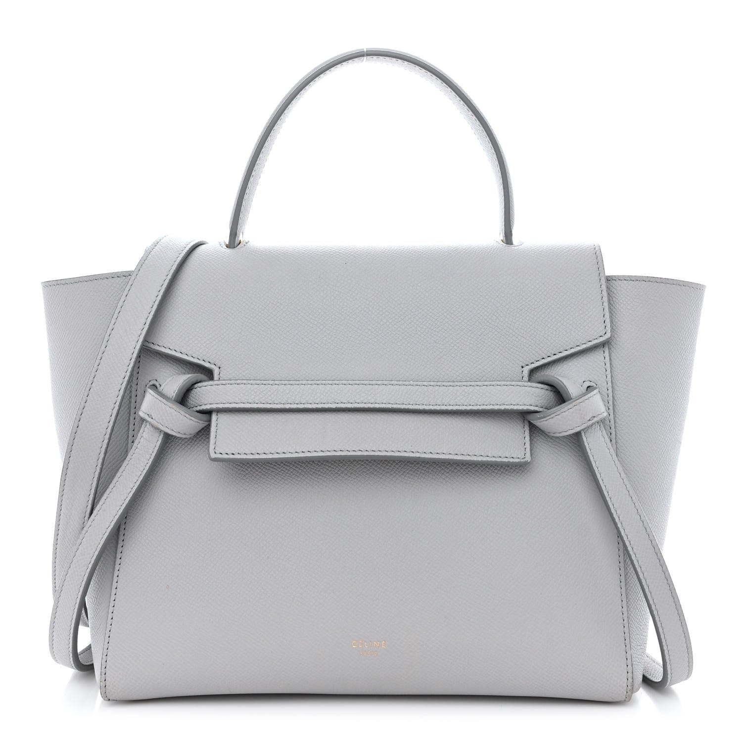 Celine Grained Calfskin Micro Belt Bag Cloud 1 of 14