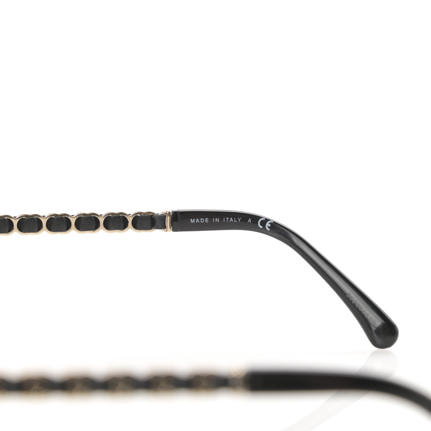 Chanel Metal Calfskin Round Chain Sunglasses 4265-Q Brown 6 of 8