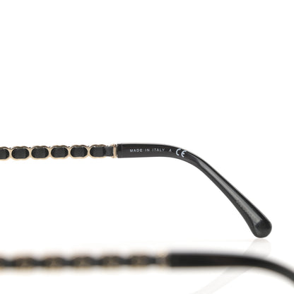 Chanel Metal Calfskin Round Chain Sunglasses 4265-Q Brown 6 of 8
