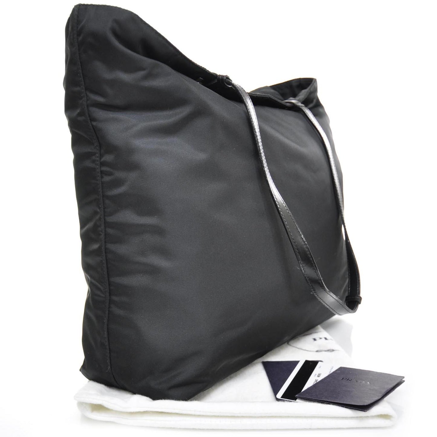 Tessuto Nylon Large Tote Nero Black