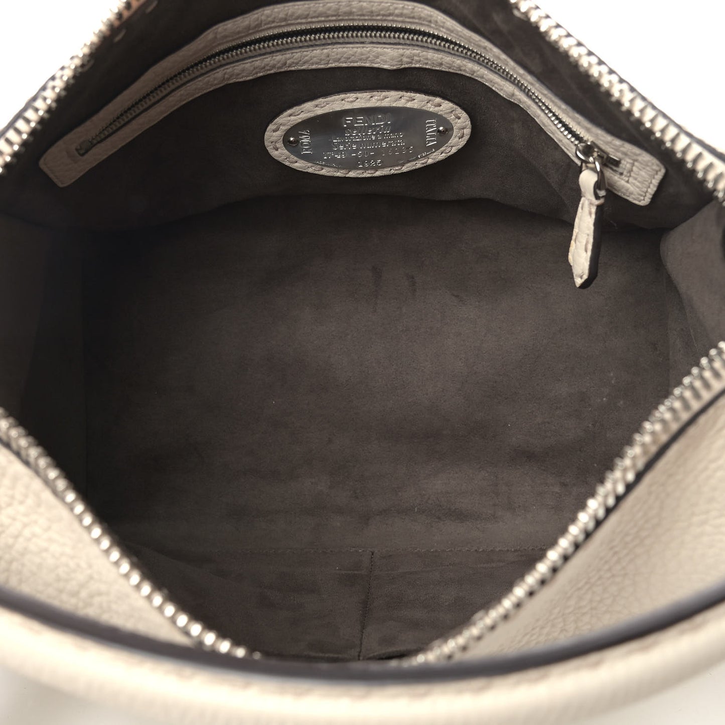 Cuoio Romano Selleria Vitello Dolce Lace Up Lei Boston Tote Camelia Milk Grigio Polvere