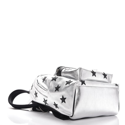 Saint Laurent Metallic Buffalo Star Hunting Backpack Silver Black 4 of 8