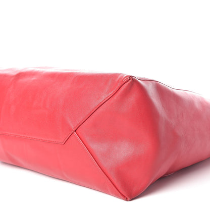 Celine Lambskin Horizontal Cabas Red 9 of 23