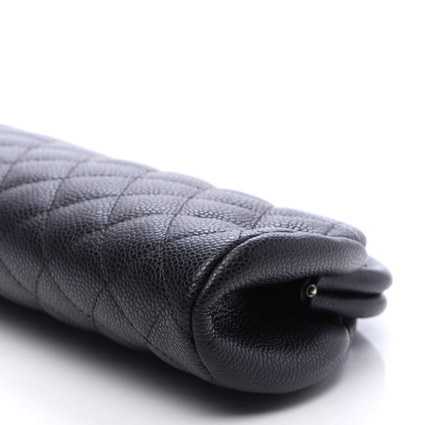 Caviar Quilted Timeless Clutch Black