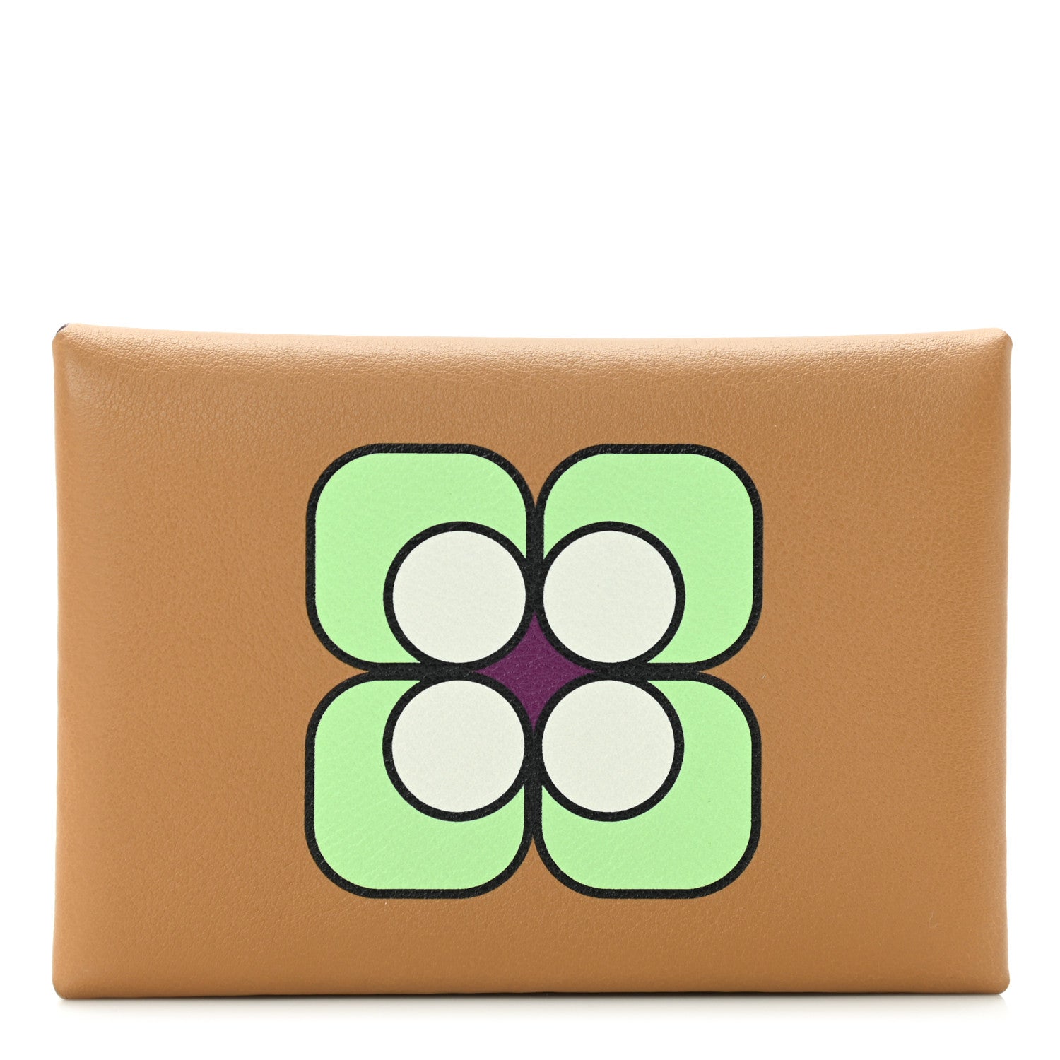 Hermes Swift Moulin à Wind Calvi Duo Card Case Gold 1 of 9