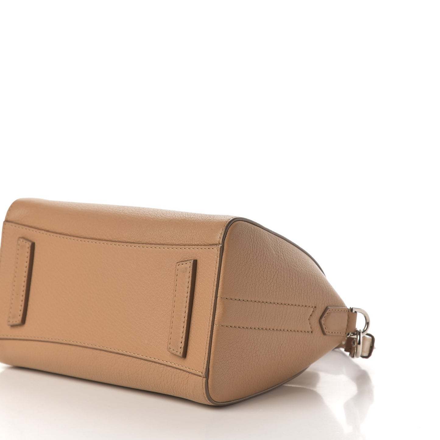 Sugar Goatskin Mini Antigona Medium Beige