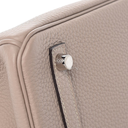 Hermes Togo Birkin 30 Gris Tourterelle 22 of 31
