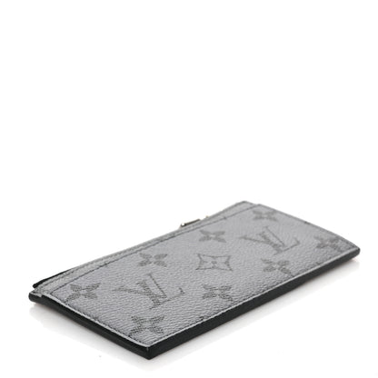 Louis Vuitton Reverse Monogram Eclipse Taiga Coin Card Holder 8 of 12