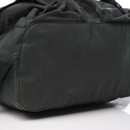 Prada Nylon Vela Small Backpack Green 8 of 8