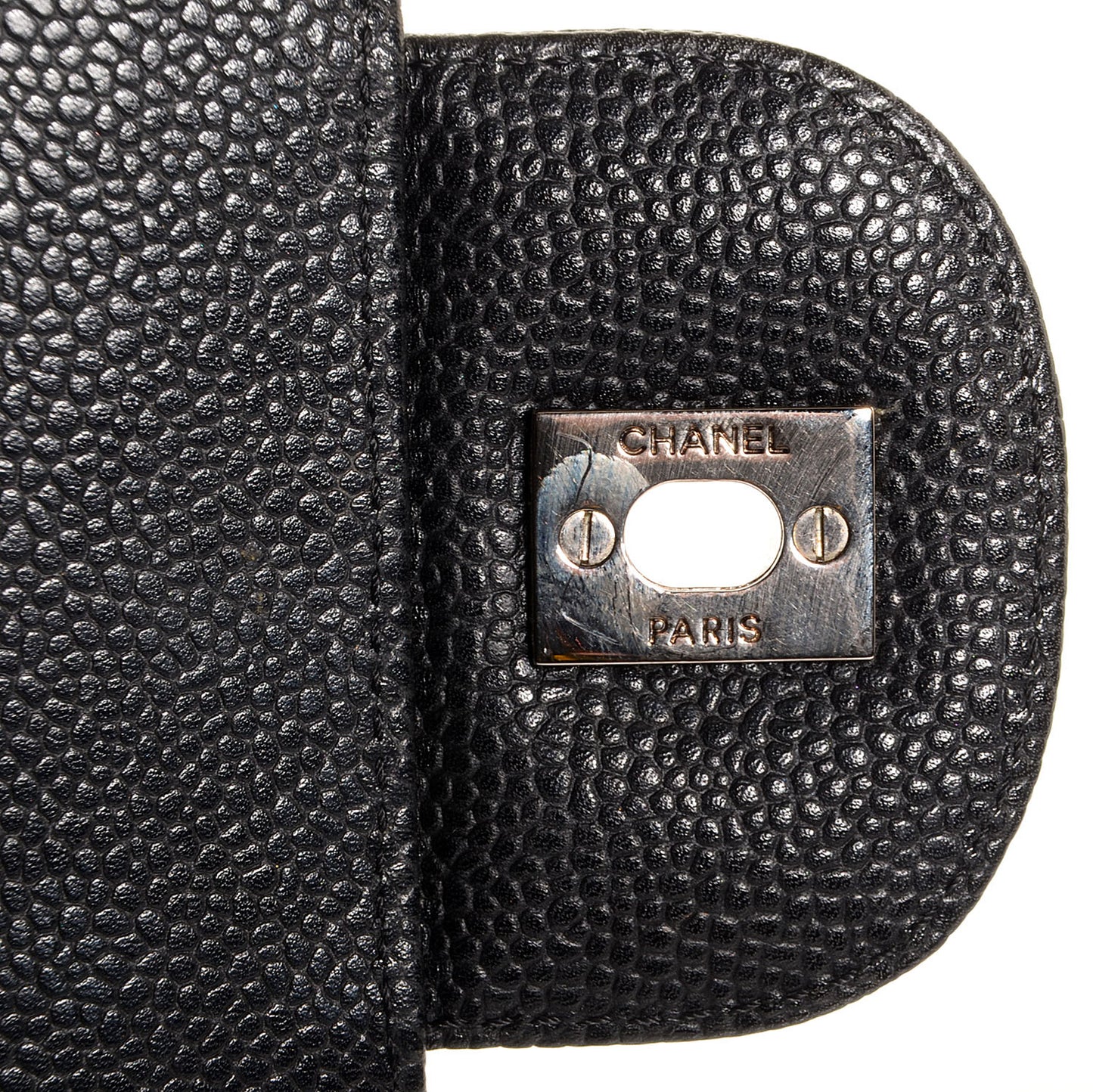 Caviar Maxi Single Flap Black