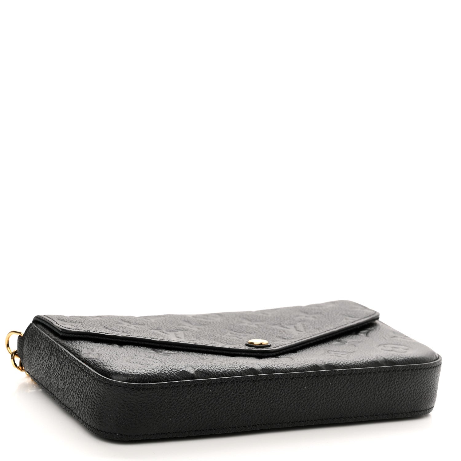 Louis Vuitton Empreinte Pochette Felicie Chain Wallet Black 5 of 10