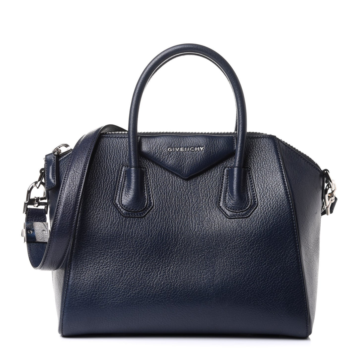 Sugar Goatskin Small Antigona Night Blue