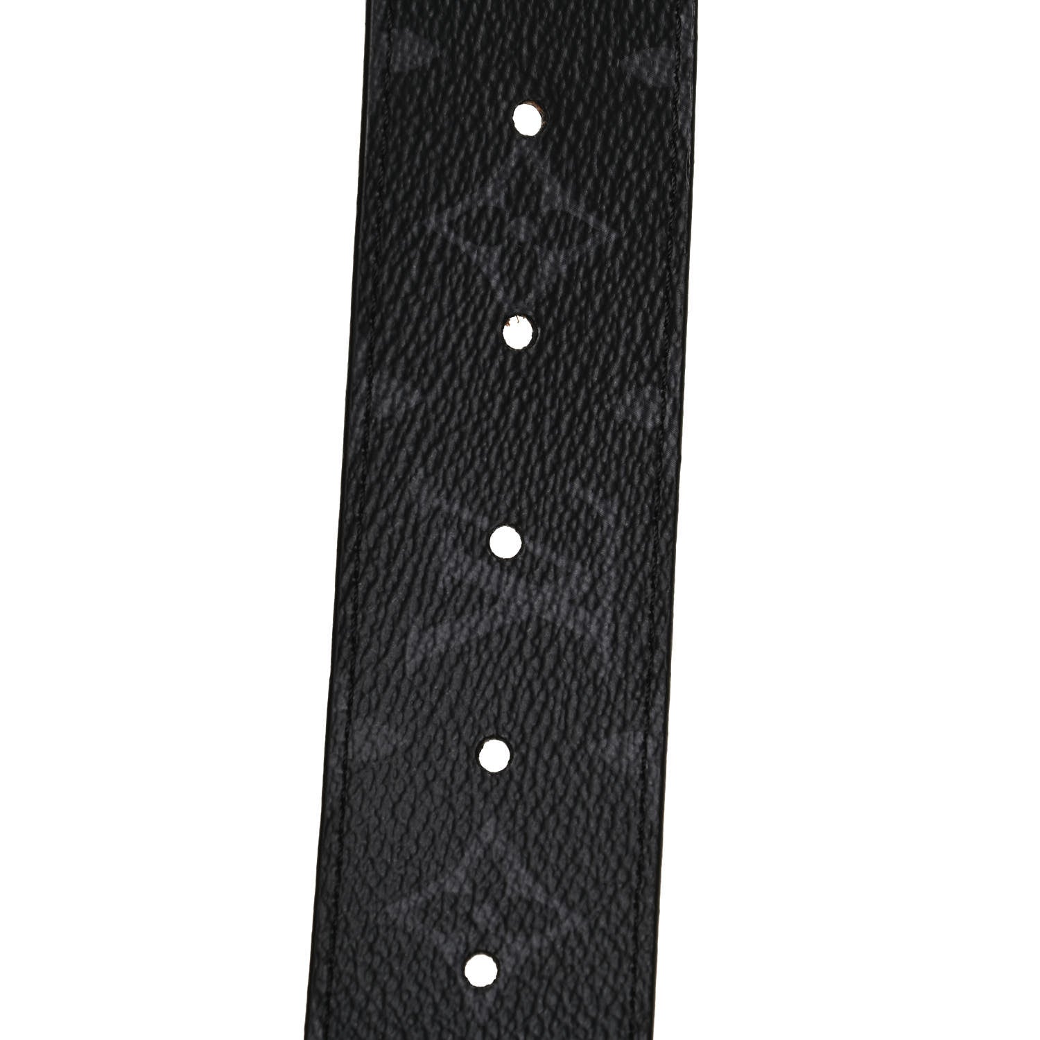Louis Vuitton Monogram Eclipse Taigarama 40mm LV Initiales Reversible Belt 90 36 Black 8 of 9