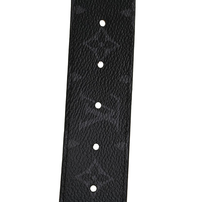 Louis Vuitton Monogram Eclipse Taigarama 40mm LV Initiales Reversible Belt 90 36 Black 8 of 9