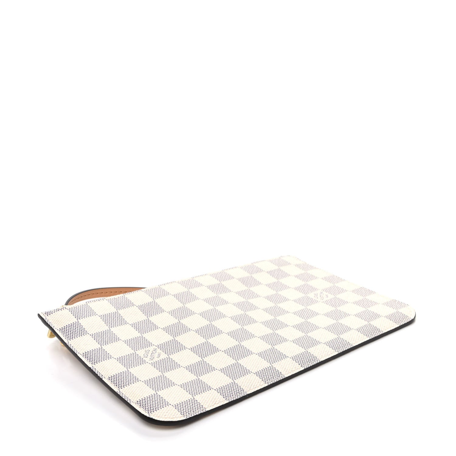 Louis Vuitton Damier Azur Braided Neverfull MM GM Pochette Pink 4 of 6
