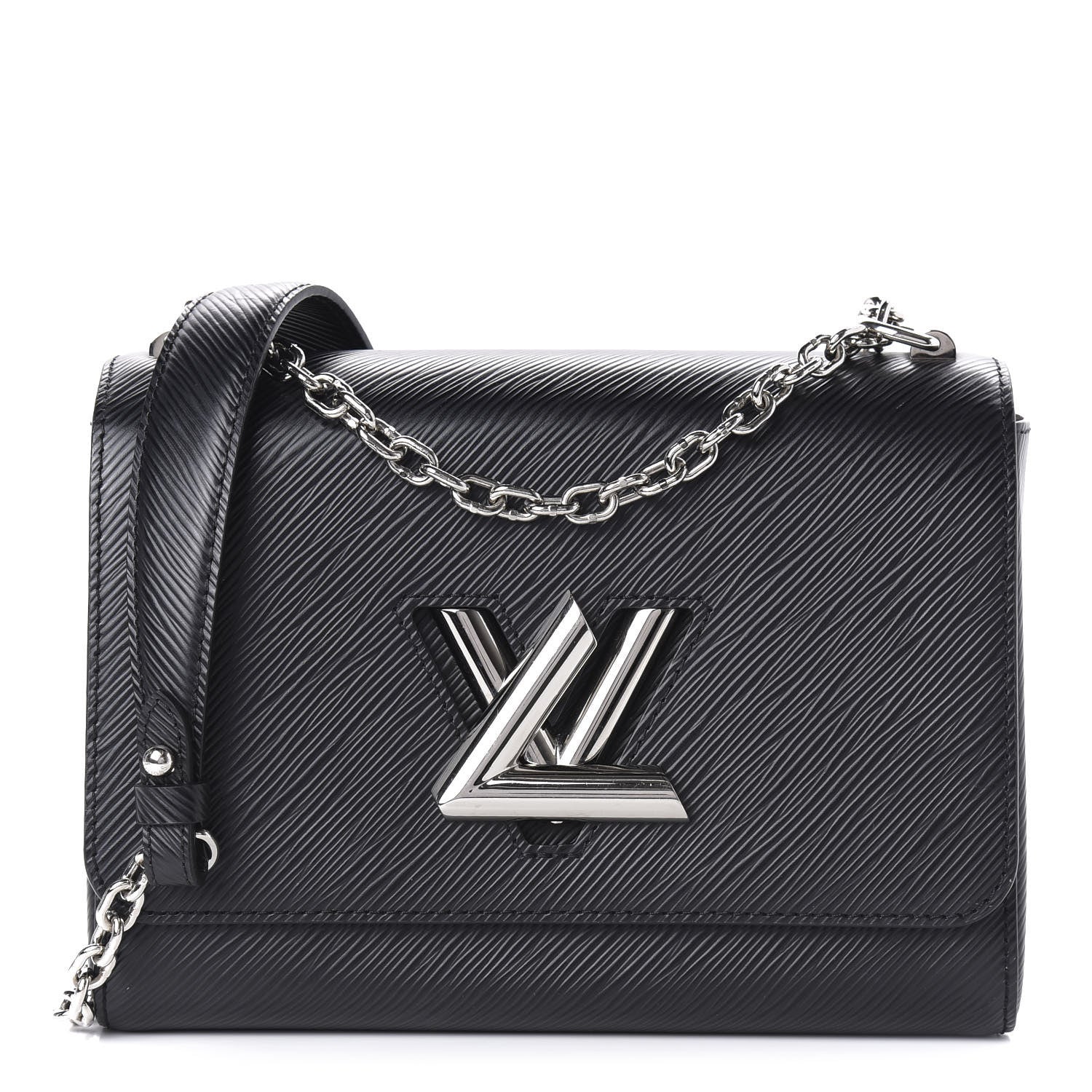 Louis Vuitton Epi Twist Shoulder Bag MM Black 1 of 10