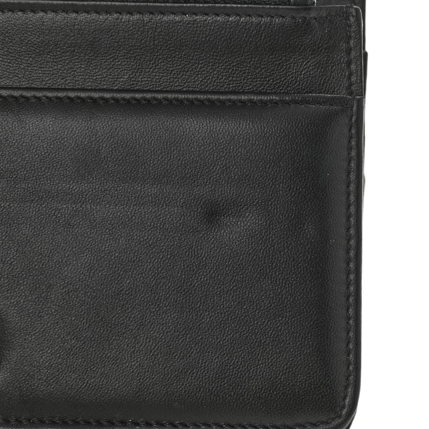 Chanel Lambskin Pyramid Wallet On Chain WOC Black 12 of 14